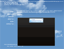 Tablet Screenshot of grimeymedia.com